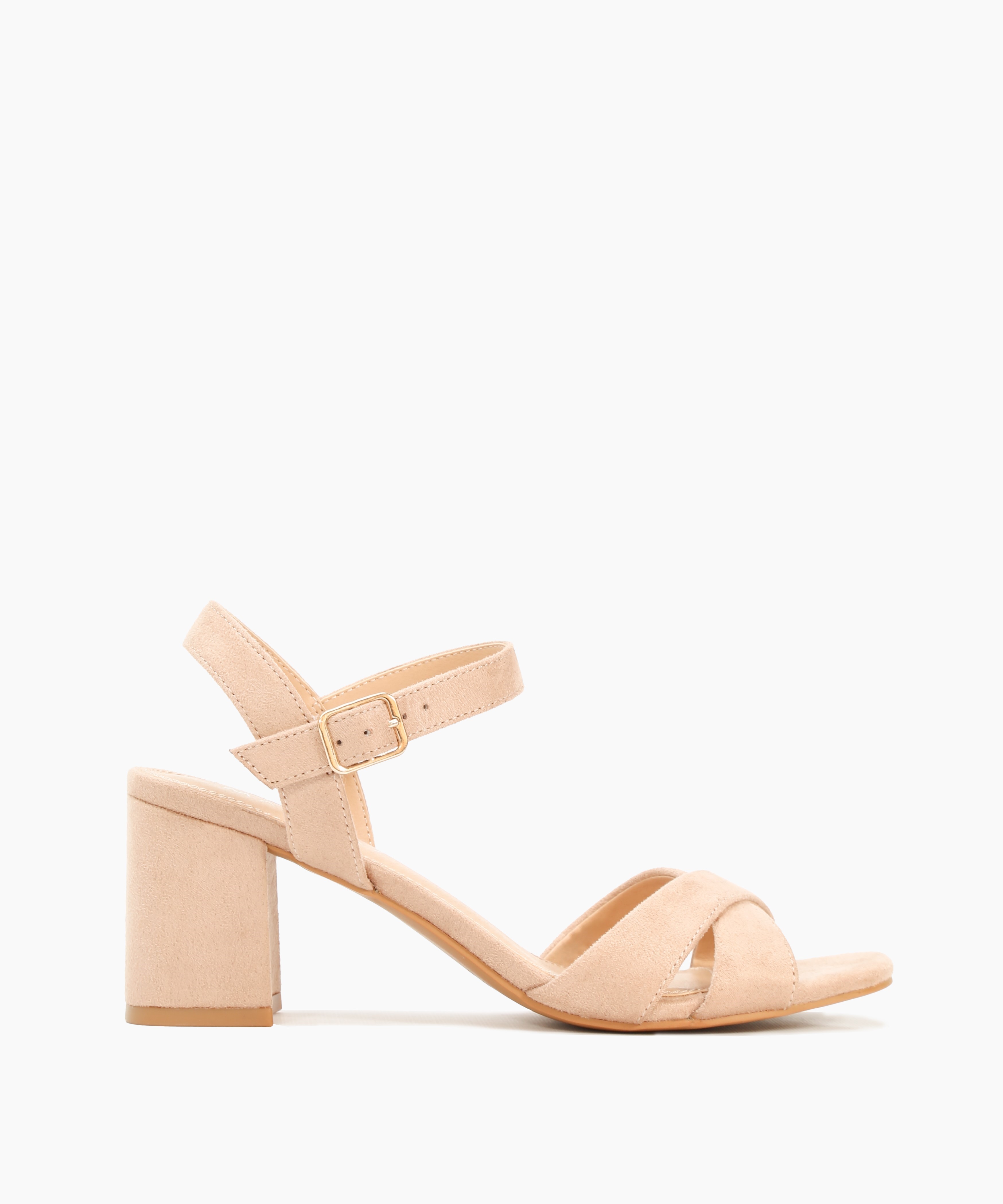 Sandalia tac&oacute;n tiras cruzadas image number null